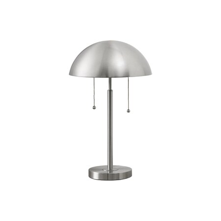 Monarch Specialties Lighting, 20"h, Table Lamp, Silver Metal, Contemporary, Modern I 9954
