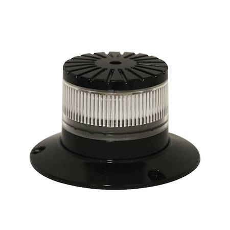 Ecco LED Beacon, Round, Class 2, Clear Lens, 3" EB7260CA