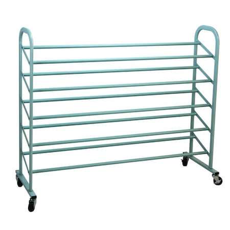 Rlm Distribution 5-Tier Metal Shoe Rack, Turquoise HO438977