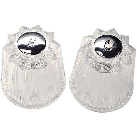 Danco Faucet Handle, Acrylic, For Price Pfister Two Handle Windsor Lavatory Faucets 88445