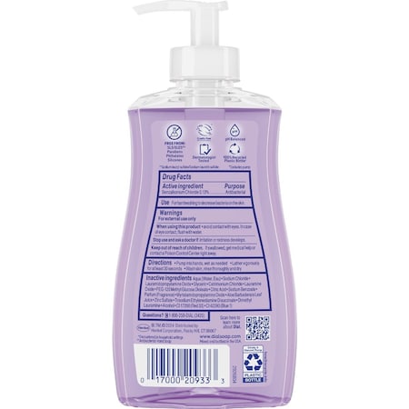 Dial Antibacterial Defense 11 Oz. Lavender & Jasmine Hydrating Liquid Hand Soap 2499183
