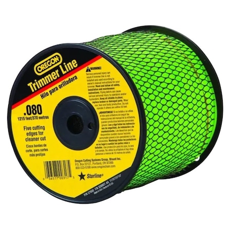 Oregon Trimmer Line, 008 in Dia, 1215 ft L, CoPolymer 619775/37600