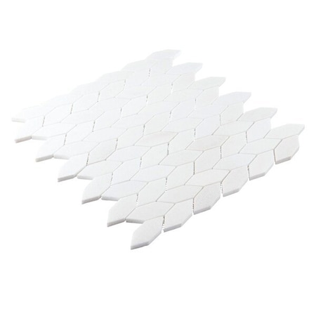 Andova Tiles Channing 1" x 2.5" Marble Honeycomb Mosaic Wall & Floor Tile ANDCHA137