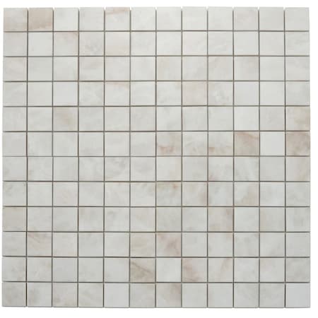 Apollo Tile 12 x 12 in. Lappato Light Cream Beige Porcelain Mosaic Wall and Floor Tile 4.84 sq ft/case, 5PK IMP88CRSBEMOS