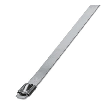 Phoenix Contact Cable Tie, 360 mm L, Silver, 304 Stainless Steel, 1335 N Strength 3240815