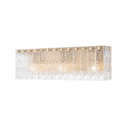 Z-Lite 3 Light Vanity in Modern Gold 1943-3V-MGLD
