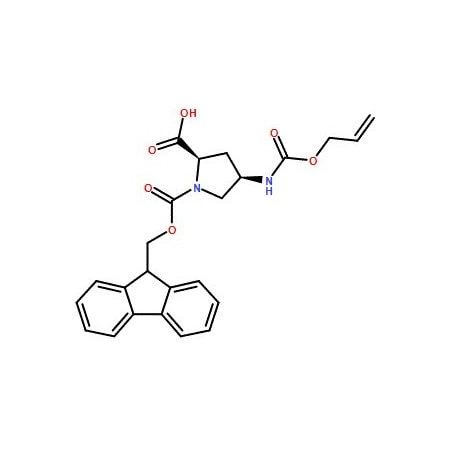 Ak Scientific (4R)-1-Fmoc-4-(allyloxycarbonylamino)-L-proline (250mg), CAS 273222-05-2 2576AB-250mg