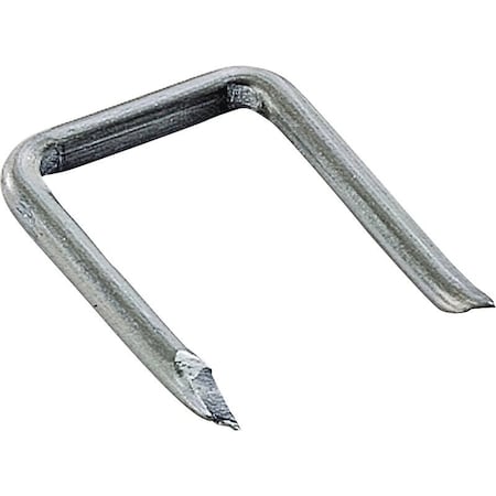 Gb Gardner Bender Cable Staple, 9/16 in W Crown, 1-1/4 in L Leg, Metal, Graphite, 100/BX MS-175