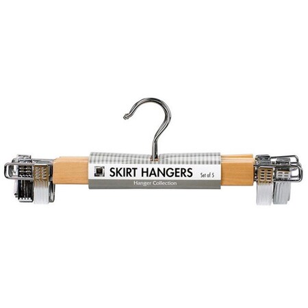 Whitmor 6026341 Skirt Hangers, 5PK 5392170