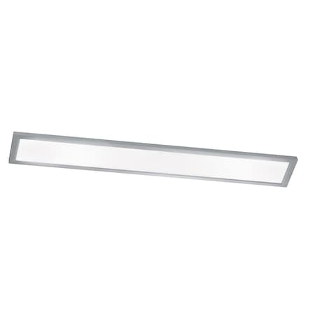 Afx Lugano - Integrated LED Linear/Ceiling Light - Satin Nickel LGNL4812LAJD4SN