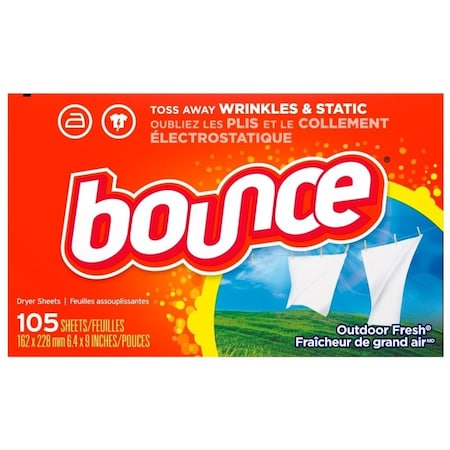 Bounce 82355 Fabric Softener Dryer Sheet, Fresh Linen 23551