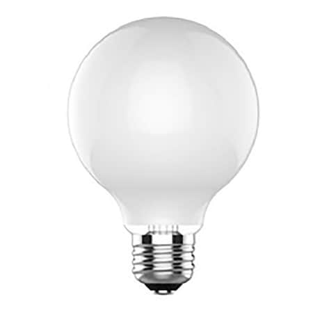 Ge Industrial Solutions LED Bulb, Globe, 350 Lumens, 4.5 W, G25 Lamp, 40 W Equivalent, E26 Lamp Base, Dimmable, 2PK 28357
