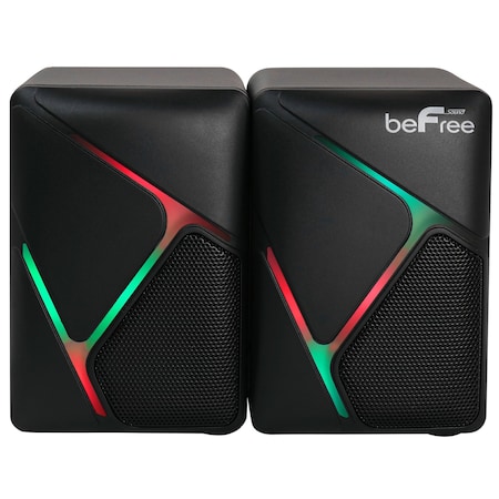 Befree Sound Dual Compact LED Gaming Speakers BFS-N115