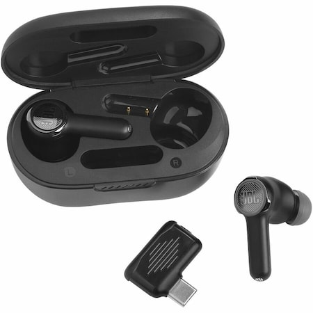 Jbl Quantum TWS True Wireless Noise-Canceling Gaming Earbuds, Black JBLQUANTUMTWSBLKAM