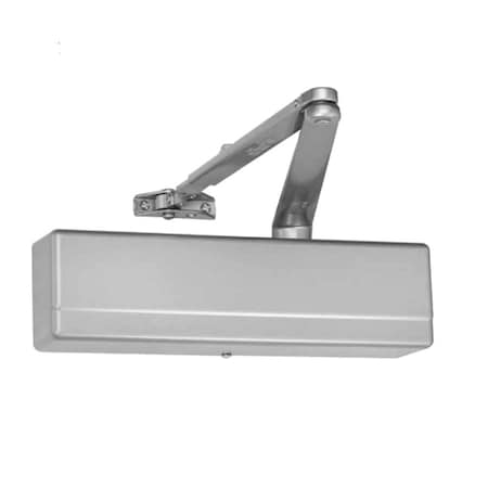 Sargent Surface Door Closer, Parallel Friction Hold Open Arm, Thru Bolts, Sprayed Aluminum Enamel 1431-PH9 TB EN