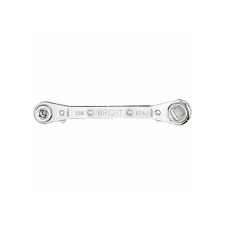 Wright Tool Air Conditioning/Refrigeration Reversible Ratcheting Box Wrenches, 1/4 in - 5/16 875-9396