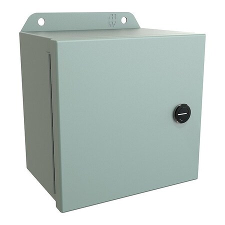 Hammond Latches Electrical Enclosure, 6 in H, 4 in D, 6 in W, 12, 13, 3R, 4, Steel EJ664