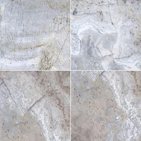 Msi Tuscany Silver 8 in. x 8 in. Tumbled Travertine Paver Tile ZOR-LSC-0141