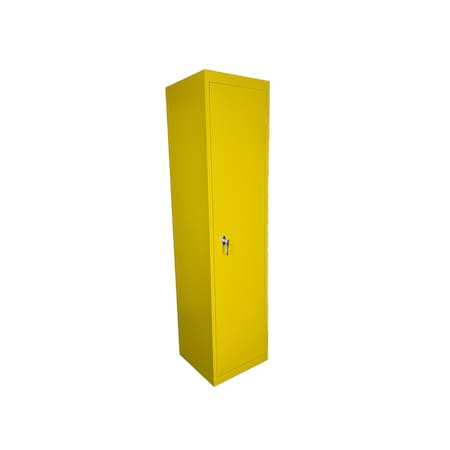 Steel Cabinets Usa Utility Storage Cabinet, 72 in H, 18 in W, 18 in D, Yellow, 4 Shelves FS-18-Y