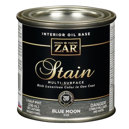 Zar Wood Stain 1/2 Pt UGL Blue Moon Zar Interior Oil-Based Wood Stain 50906