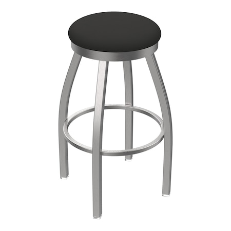 Holland Bar Stool Co 802 Misha Stainless Steel 36in Swivel Bar Stool with Canter Iron Seat 80236SS008