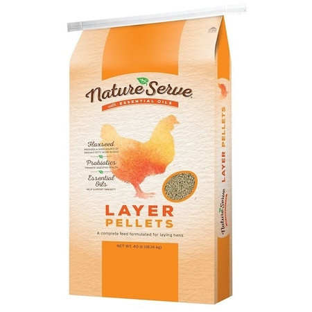 Natureserve 104040 Layer Pellet, Pellet, 40 lb 290006