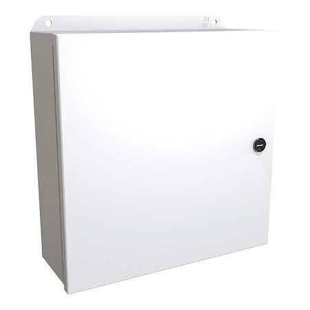 Hammond Latches Electrical Enclosure, 12 in H, 4 in D, 12 in W, 12, 13, 3R, 4, Steel EJ12124LG