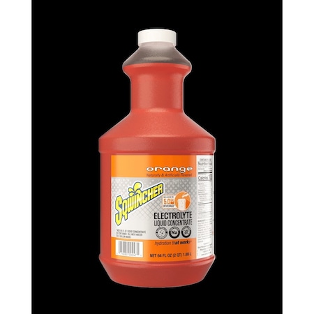 Sqwincher Sugar Free Sports Drink Mix Liquid Concentrate 64 oz., Orange 159050107