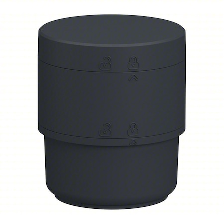 Schneider Electric Tower Light Base, 2 13/16 in dia., Gray XVB7C21B