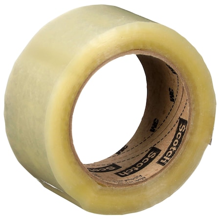 Scotch Packing Tape, 2.1 mil Thick, 1.88 in W x 109.36 yd L, 3 in Core Dia., Clear, 36 PK 371+