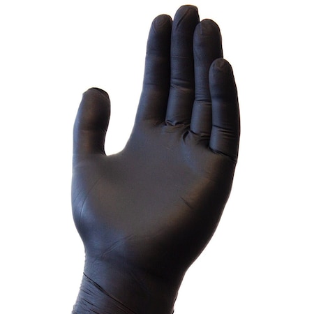 Safety Zone Nitrile Powder Free 6 mil Exam Gloves - Black, Sm - Case of 1000 GNPR-SM-1-K