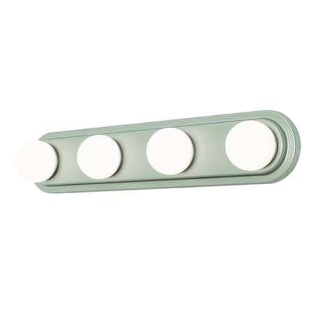 Afx Hollywood, 24" LED Vanity Light, 4 Light, Satin Nickel HLWV240522LAJMVSN