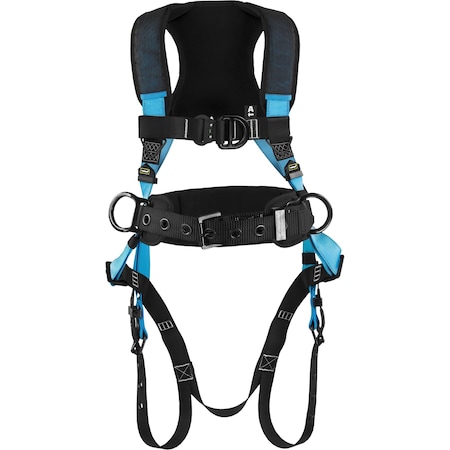 Ironwear Heavy-Duty Full-Body Harness w/ Ultra-Lightweight Aluminum D-Rings 2X-Large-3X-Large 2161-2XL-3XL