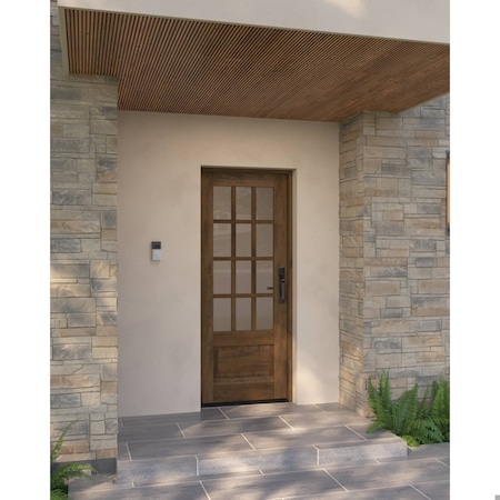 Doornmore G7512, 33.75" x 82" ( 32" Door) Left Hand, Mahogany SDL 12 Lite 3/4 Lite Exterior Door G7512-SW-3280_1_LI