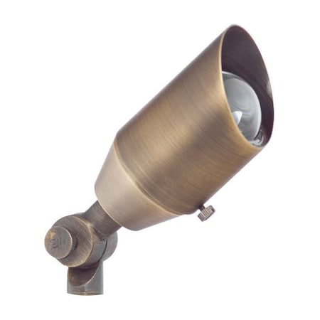 Westgate SOLID BRASS LANDSCAPE UPLIGHT 5W, 12V AC/DC, IP65, 300LM, 3000K, 90 Deg-10 Deg ADJ, ANTIQUE BRONZE LFLD-5W-30K-BZ