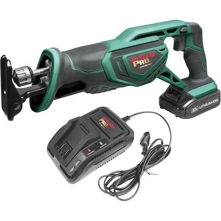 Grizzly Pro 20V Reciprocating Saw Kit with Li-Ion Battery & Charger T30294X1