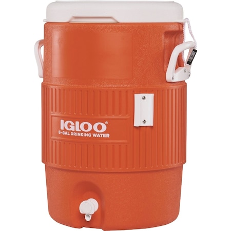 Igloo 5 Gal. Orange Seat Top Water Jug 42316