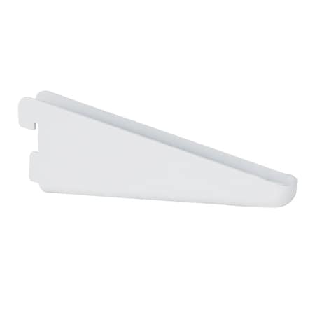 Organized Living FreedomRail 6-1/2'' White Twin-Track Shelving Bracket 7913100611