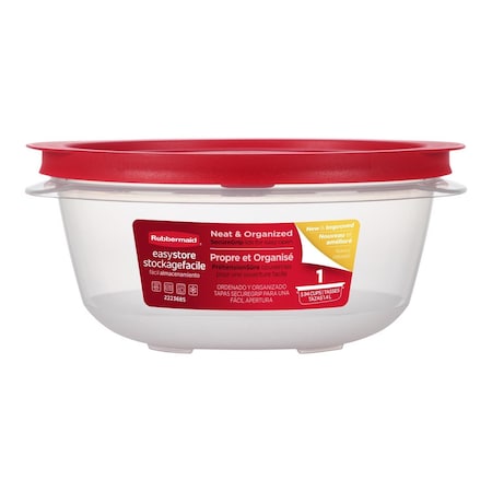 Rubbermaid Easy Store 5.94 cups Clear Food Container and Lid 2210132