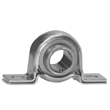 Ami Bearings SINGLE ROW BALL BEARING - 3/4in STAINLESS SET SCREW PRESSED STAINLESS PILLOW BLOCK MUCPPWS204-12