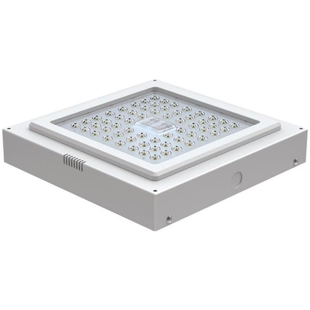 Trace-Lite SCP-S Series LED Surface Mount Canopy Light, 20-67W, 120-277V, Dimmable SCP-S-20-LG-VS-4K-WH