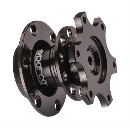 Sparco Steering Wheel Quick Release Tuning, Black 015R98TU