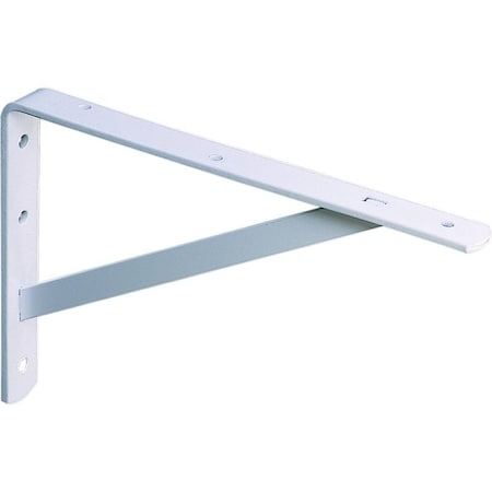 Knape & Vogt 208 WH 550 Shelf L-Bracket, 21.4 in L, 14.2 in H, Steel 208WH550