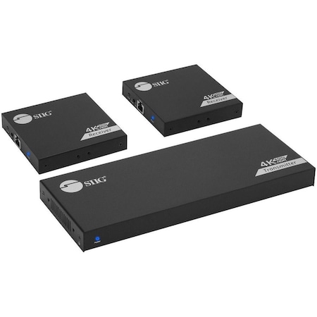 Siig 1X2 4K 60HZ HDMI SPLITTER OVER CAT6 EXTENDER WITH LOOPOUT, IR, ARC & RS-232 CE-H27911-S1