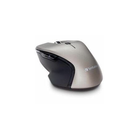 Verbatim Mouse - Blue LED/Optical - Wireless - Radio Frequency - 2.40 GHz - Graphite - USB Type C - 1600 70245