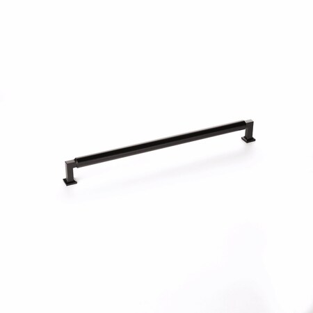 Schaub 12in Center to Center Haniburton Cabinet Pull Matte Black Finish 481-MB