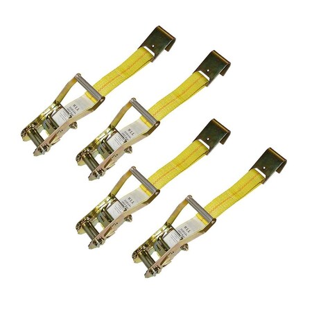 Mytee Products 2in Ratchet w/ Flat Hook (No Strap), 4PK RB2x4