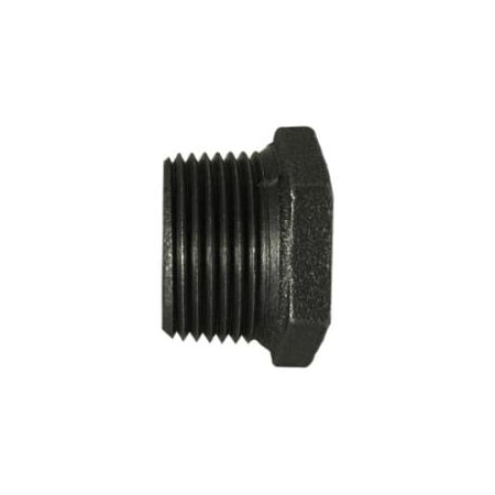 Midland Industries BUSHING HEX RDCR 2IN MPT 1-1/2IN FPT BK 65531