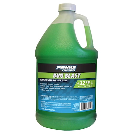 Prime Guard Prime Guard +32 Degree F Bug Blast Windshield Green Washer Fluid - Gallon PRIM90006