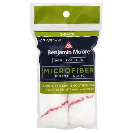 Premier Paint Roller ROLLER MIRFBR 4X3/8 in., 2PK U66200-018